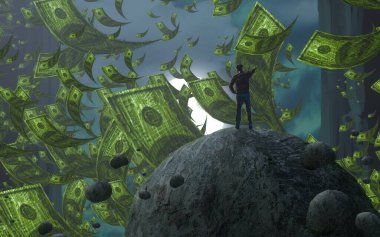 metin için alanı olan soyut kavramsal yaratıcı arkaplan 