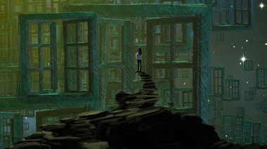 metin için alanı olan soyut kavramsal yaratıcı arkaplan 