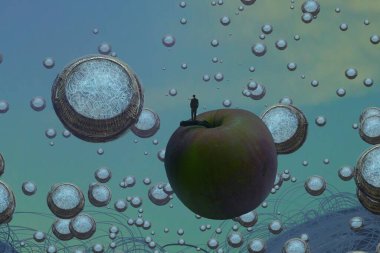 metin için alanı olan soyut kavramsal yaratıcı arkaplan 