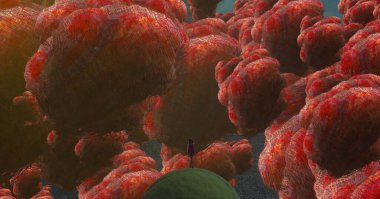 metin için alanı olan soyut kavramsal yaratıcı arkaplan 