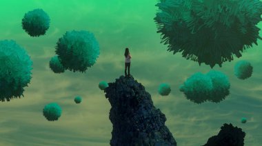 metin için alanı olan soyut kavramsal yaratıcı arkaplan 