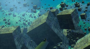 metin için alanı olan soyut kavramsal yaratıcı arkaplan 