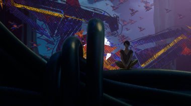 metin için alanı olan soyut kavramsal yaratıcı arkaplan 