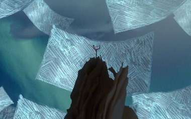 metin için alanı olan soyut kavramsal yaratıcı arkaplan 