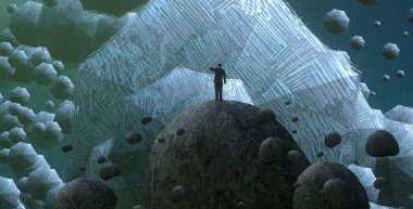 metin için alanı olan soyut kavramsal yaratıcı arkaplan 