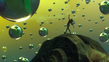 metin için alanı olan soyut kavramsal yaratıcı arkaplan 