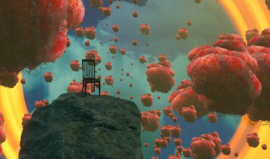 metin için alanı olan soyut kavramsal yaratıcı arkaplan 