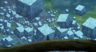 metin için alanı olan soyut kavramsal yaratıcı arkaplan 