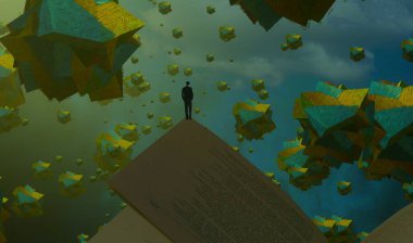 metin için alanı olan soyut kavramsal yaratıcı arkaplan 