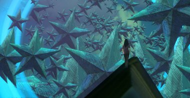 metin için alanı olan soyut kavramsal yaratıcı arkaplan 