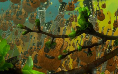 metin için alanı olan soyut kavramsal yaratıcı arkaplan 