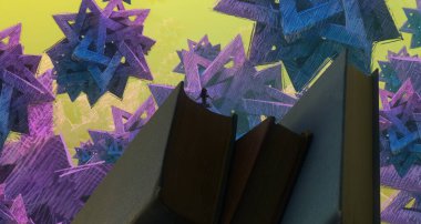 metin için alanı olan soyut kavramsal yaratıcı arkaplan 