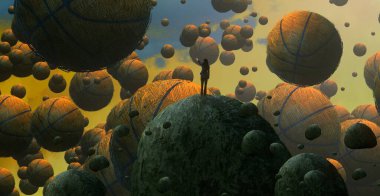 metin için alanı olan soyut kavramsal yaratıcı arkaplan 