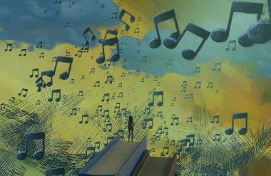 metin için alanı olan soyut kavramsal yaratıcı arkaplan 