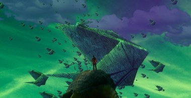 metin için alanı olan soyut kavramsal yaratıcı arkaplan 