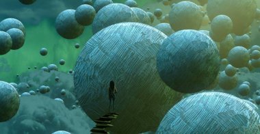 metin için alanı olan soyut kavramsal yaratıcı arkaplan 