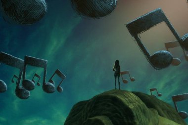 metin için alanı olan soyut kavramsal yaratıcı arkaplan 