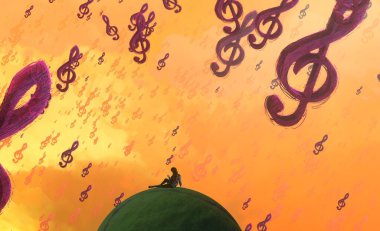 metin için alanı olan soyut kavramsal yaratıcı arkaplan 