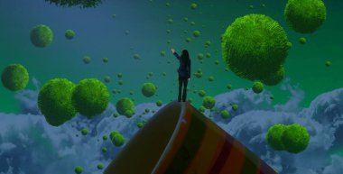 metin için alanı olan soyut kavramsal yaratıcı arkaplan 