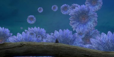 metin için alanı olan soyut kavramsal yaratıcı arkaplan 