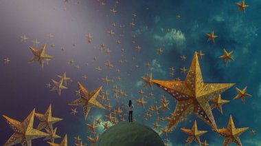 metin için alanı olan soyut kavramsal yaratıcı arkaplan 