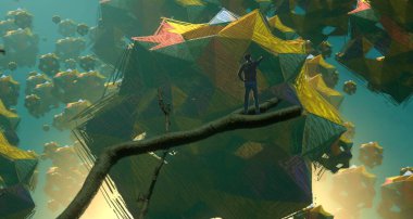 metin için alanı olan soyut kavramsal yaratıcı arkaplan 