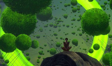 metin için alanı olan soyut kavramsal yaratıcı arkaplan 