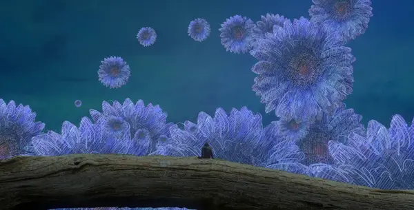 metin için alanı olan soyut kavramsal yaratıcı arkaplan 