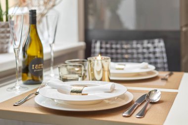 Masa yemek için hazır.