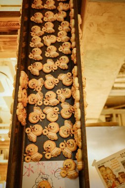 Kurabiye şekilli buzdolabı mıknatısları