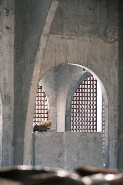 Jiangxi, Çin 'deki Jingdezhen Seramik Müzesinin mimarisi.