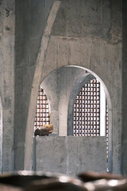 Jiangxi, Çin 'deki Jingdezhen Seramik Müzesinin mimarisi.