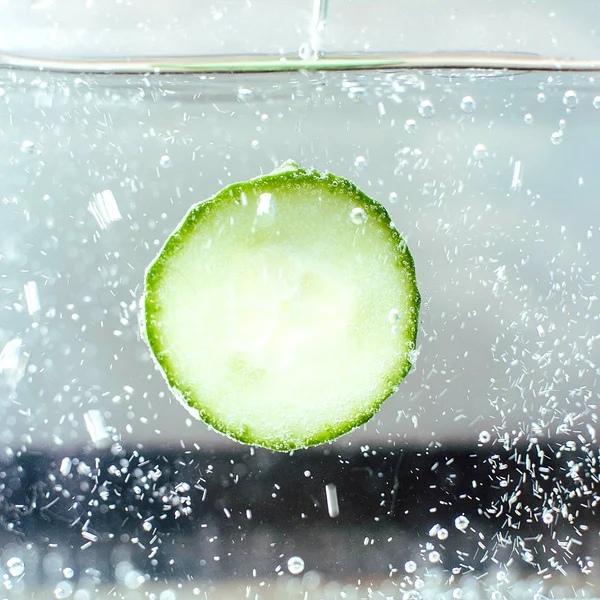 Cucumber Water Bubbles — 스톡 사진