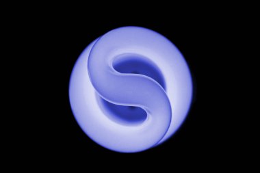 sarmal lamba ışık siyah