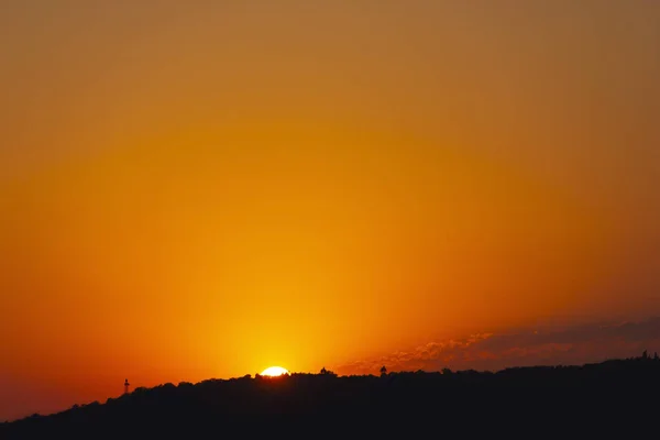 Sunset Sky Sun Red — Stock Photo, Image
