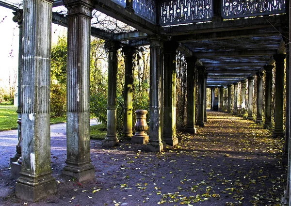 Gallery Tsarskoye Selo Pushkin Oct 2017 Travel Architecture Sightseeing Russian — Stock Photo, Image