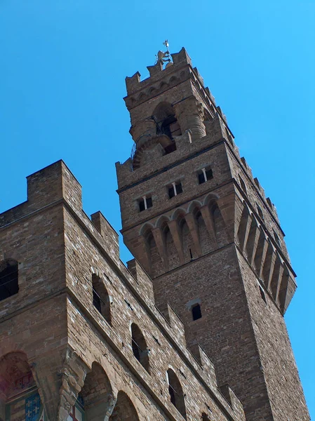 Kilátás Palazzo Vecchio Florence Olaszország — Stock Fotó