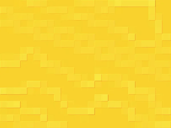 Donkergele Achtergrond Met Abstract Patroon Van Convexe Rechthoeken — Stockfoto