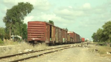 Brownsville Texas terk edilmiş arabalar görünümünü