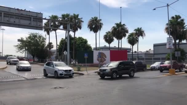 Meksika Sınır Kapısı Görünümünü — Stok video