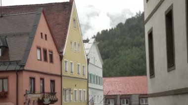 Almanya'da Bavyera pitoresk şehrin görünümü