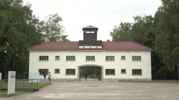 Afueras Del Campo Concentración Dachau — Vídeo de stock