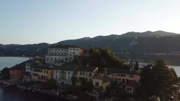 Eine Klare Straße Piemont — Stockvideo