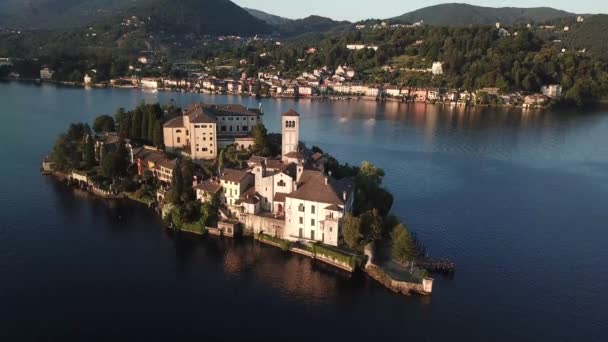 Eine Klare Straße Piemont — Stockvideo