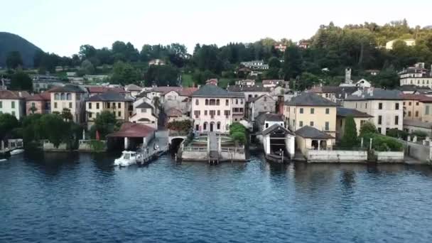 Eine Klare Straße Piemont — Stockvideo