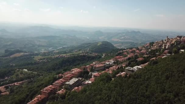 Vista Dal Cielo Della Regione Piemonte — Video Stock