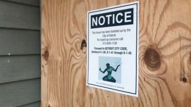 Detroit'te foreclosed ev ilanı