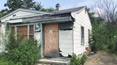 Detroit'te mahrum gören manzarası
