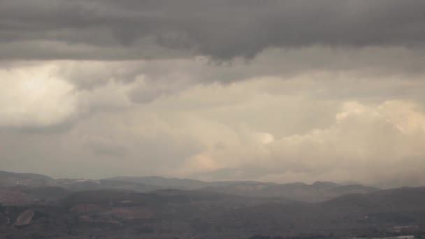 Panoramatický Pohled Bogota Hory — Stock video