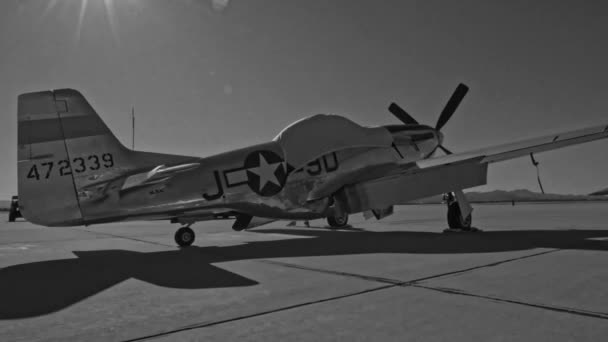 Aviones Bombarderos Segunda Guerra Mundial Restaurados — Vídeo de stock